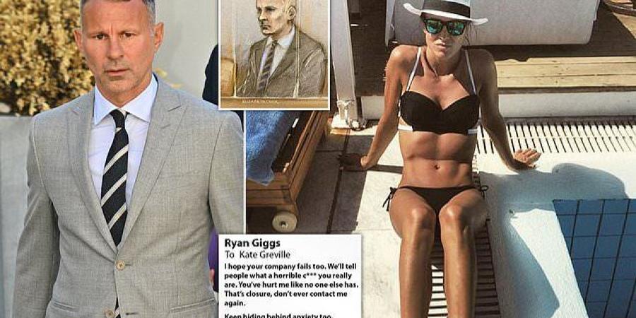 'He looked me straight in the eyes and headbutted me': Ryan Giggs' ex-girlfriend weeps over 'attack', claims he had affairs with eight women and 'would get angry if she wasn't a good girl' 