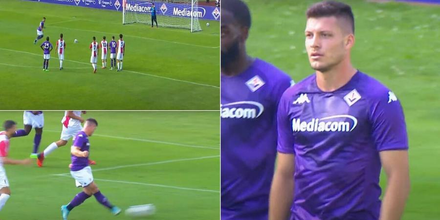 Jovic surpasses his Real Madrid goal tally on Fiorentina debut with four strikes