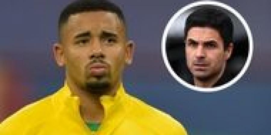 Arteta reveals how Jesus reacted to shock Brazil snub