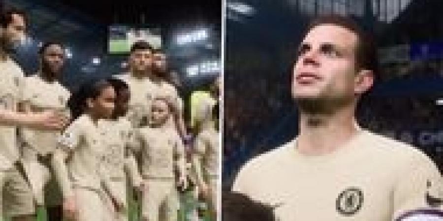 WATCH: Chelsea unveil new gold third kit on FIFA 23