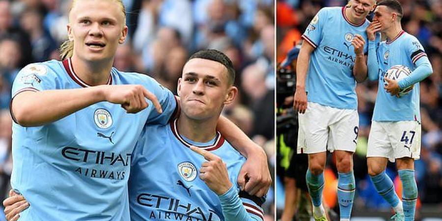 Two hat-tricks in one game... and they're just getting started! Phil Foden warns rivals 'it's still a new partnership' with Erling Haaland and they will only get BETTER after Manchester derby rout