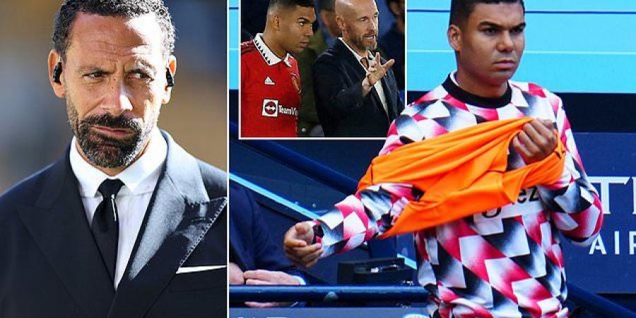 Rio Ferdinand says Casemiro will feel 'disrespected' by Erik ten Hag after being benched for the Manchester derby - and claims the £70m star 'hasn't been given a fair crack of the whip' since joining from Real Madrid 