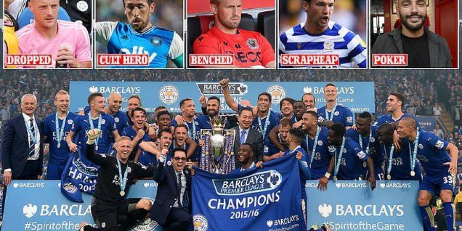 Kasper Schmeichel BENCHED by Nice amid claims of being 'overweight', Jamie Vardy's now a sub, Christian Fuchs is an unlikely MLS cult hero, Danny Drinkwater's on the scrapheap and poker keeps Danny Simpson busy... where Leicester's title winners are TODAY