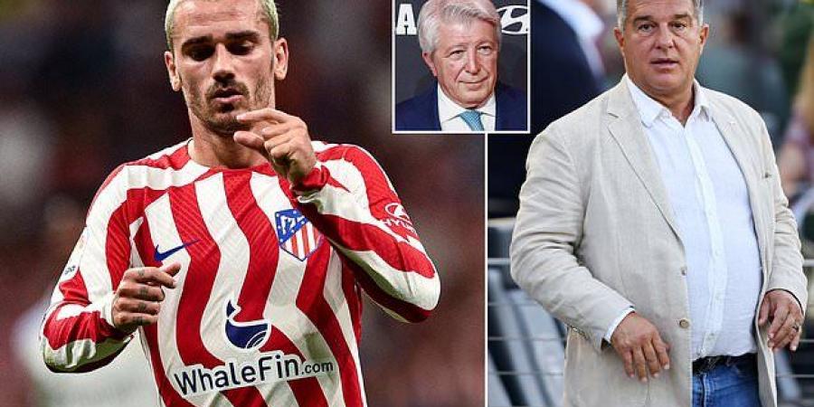Atletico Madrid and Barcelona 'are set to agree permanent deal for Antoine Griezmann' ending the fiasco that has seen the Frenchman start only TWO games and come off the bench after the 60th minute to avoid triggering £35m clause in his loan deal