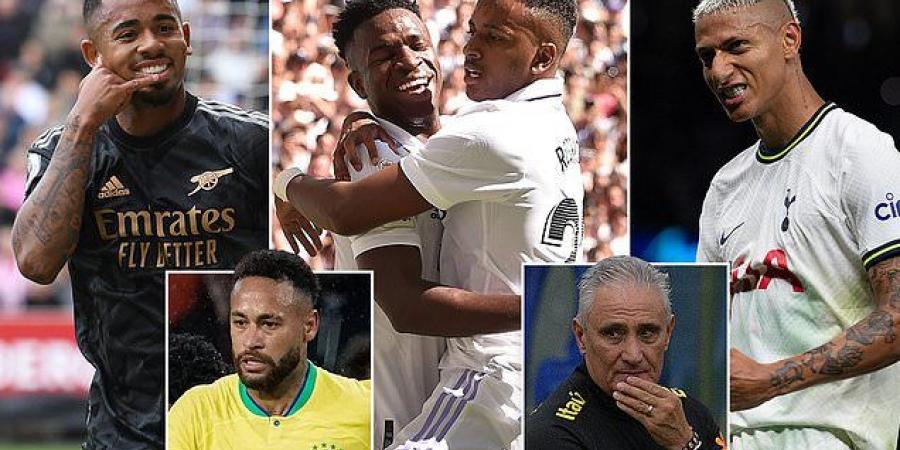 Arsenal's new talisman, Real Madrid duo, and Tottenham ace are among the stars creating fierce competition in attack for Brazil to play alongside PSG star Neymar at the 2022 Qatar World Cup, as boss Tite is spoilt for choices in attack