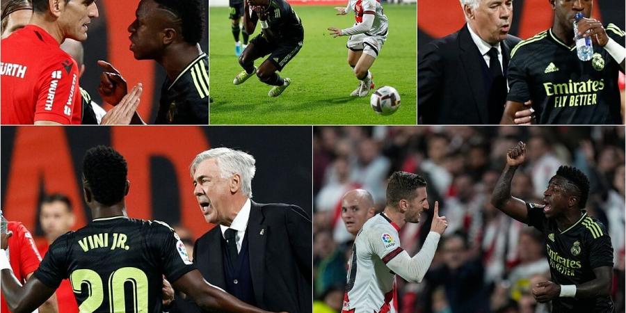 Vinicius Jr. in the eye of the storm: Arguments, fouls, a telling-off from Ancelotti
