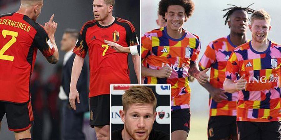 Kevin De Bruyne admits it's frustrating Belgium 'can't play in the same way as Manchester City' but concedes his reactions are 'not always good' after waving his arms and finger-wagging in his side's below-par display against Canada