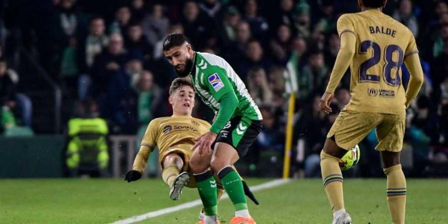 مباشر الدوري الإسباني - ريال بيتيس (0) (ض) برشلونة.. جوووول رافينيا