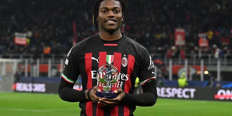 'I don't like the weather there!': Rafael Leao speaks out amid Chelsea links - and jokes 'Serie A is very easy for me' - as Premier League clubs consider summer move for the AC Milan star