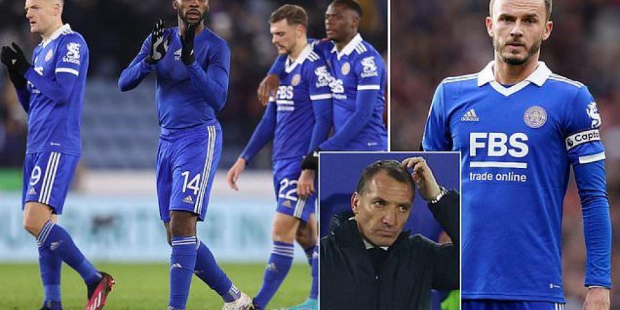 'It can't just be about him': Leicester boss Brendan Rodgers warns his stars to avoid relying on James Maddison too much in their relegation fight, ahead of the England star's expected return to action against Southampton