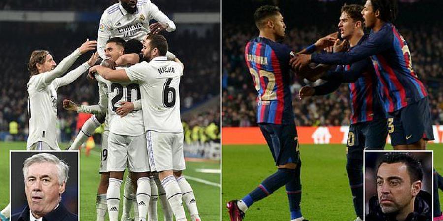 Barcelona face rivals Real Madrid in the first leg of an El Clasico Copa Del Rey semi-final showdown: Everything you need to know including how to watch in the UK, start time and team news
