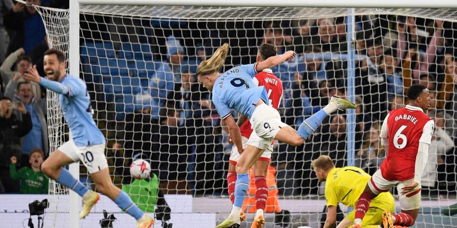 Erling Haaland makes history! Man City striker lets his hair down to break Mohamed Salah's Premier League goal record