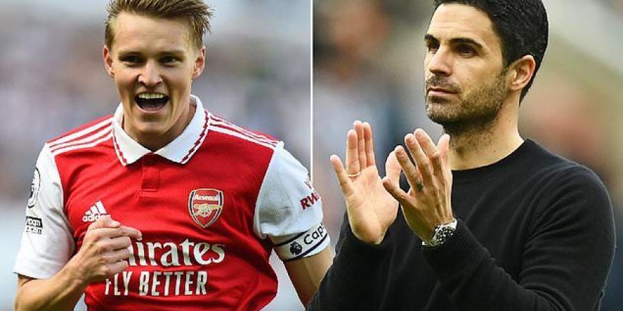 'The prize is there': Mikel Arteta insists the title race is NOT over after his Arsenal side moved within one point of Manchester City by beating Newcastle 2-0 on Sunday, as the Gunners boss calls the 'ugly' away win a 'big step'