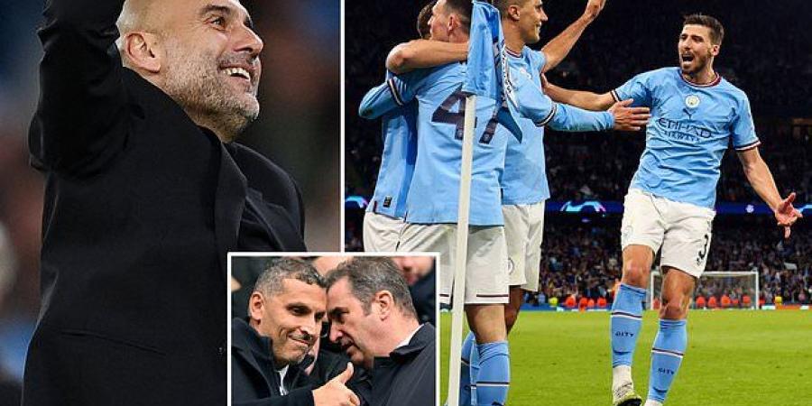 ROB DRAPER: Manchester City's football is dazzling, sublime and now predictable. But can we really celebrate when the men in suits are still to have their day of reckoning with 115 Premier League charges hanging over them?