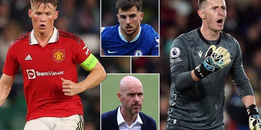 Manchester United 'could fund £55m move for Mason Mount by selling Dean Henderson and Scott McTominay', as Erik ten Hag attempts to gazump Liverpool and Arsenal for Chelsea star 