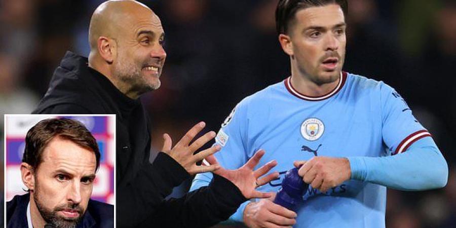 Gareth Southgate hails 'best coach in the world' Pep Guardiola's impact on the England team, hailing the Man City boss for his 'brilliant' development of Jack Grealish, John Stones and Kyle Walker 