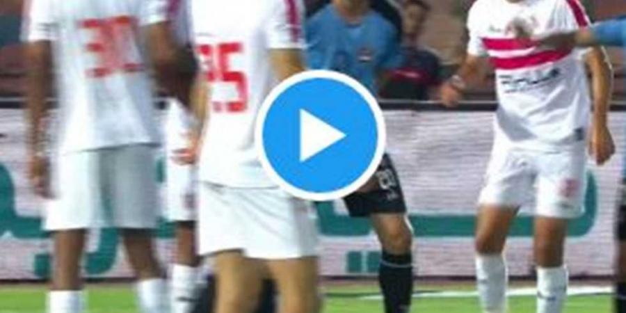 هدف الزمالك الأول في غزل المحلة من أحمد سيد "زيزو"