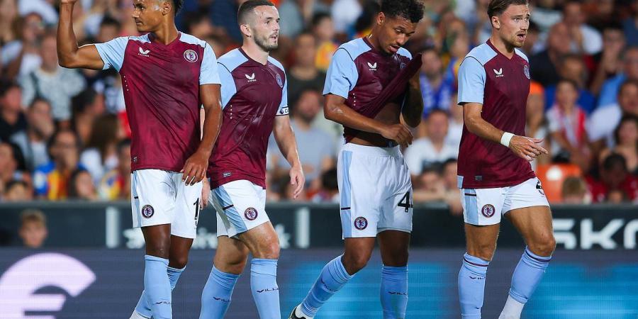 When will Aston Villa play their Europa Conference League play-off match and who will they face as the Villains aim to reach the group stages