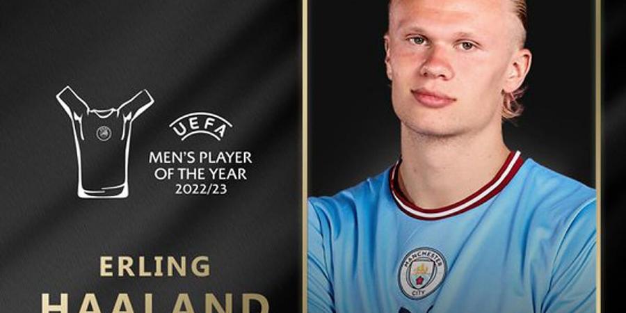 Erling Haaland named UEFA player of the year