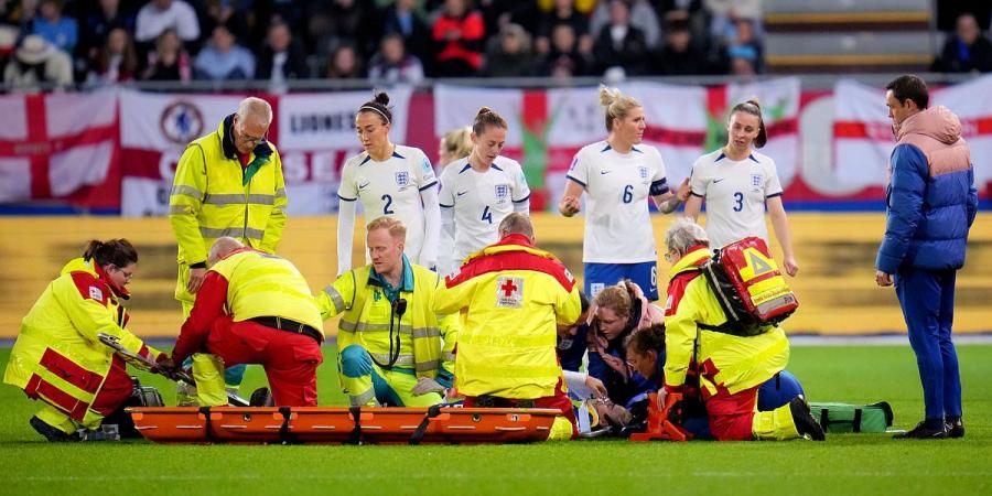 Alex Greenwood to return to England today to be assessed by Man City, after she received treatment for more than 10 minutes following sickening clash of heads during Lionesses' 3-2 defeat by Belgium