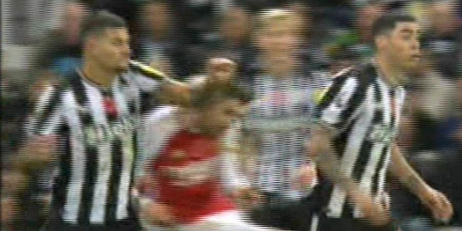 Leaked VAR audio appears to reveal the reason Bruno Guimaraes was NOT sent off in Newcastle's controversial win over Arsenal... with Howard Webb admitting he should have seen red