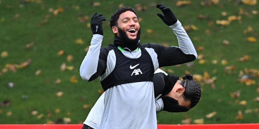 Liverpool handed massive injury boost ahead of Man City showdown as Joe Gomez, Ryan Gravenberch, Curtis Jones and Ibrahima Konate return to training along with South American contingent