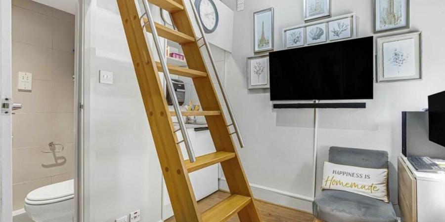 Daylight robbery! Househunters' fury after tiny 'prison cell' London flat with just 93 square foot of space hits the market for a massive £250,000