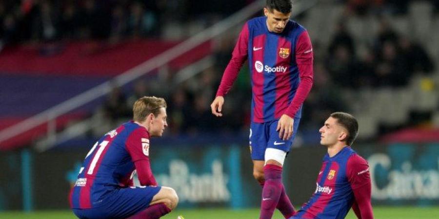 برشلونة يضع يده على سبب كثرة إصابات الفريق
