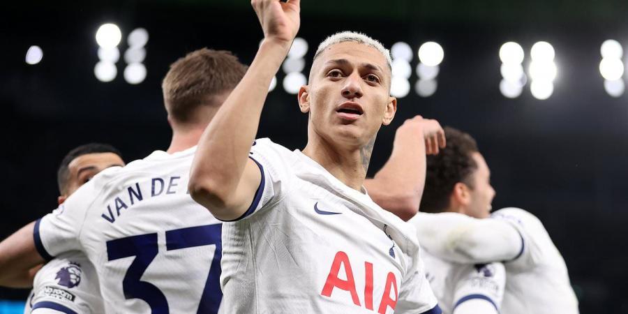 Tottenham 3-2 Brentford: Spurs surge into top four after five-goal thriller, as Destiny Udogie, Brennan Johnson and Richarlison strike in superb second-half flurry