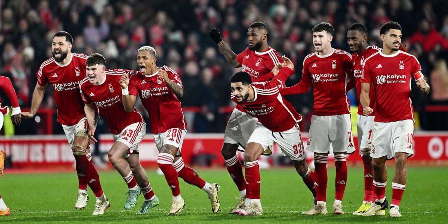 Nottingham Forest 1-1 Bristol City (5-3 on pens): Taiwo Awoniyi nets decisive spot-kick as Premier League side scrape through to book FA Cup fifth round tie with Man United