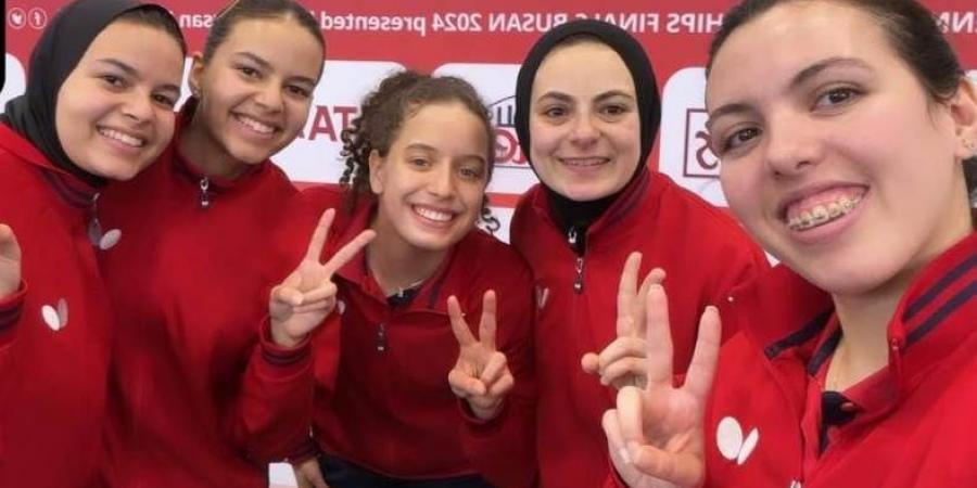 منتخب سيدات تنس الطاولة يتأهل لدور الـ 16 في بطولة العالم للفرق