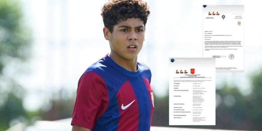 لاعب برشلونة "إسماعيل زياني" يتلقى الدعوة من المنتخبين المغربي والإسباني لأقل من 15 سنة