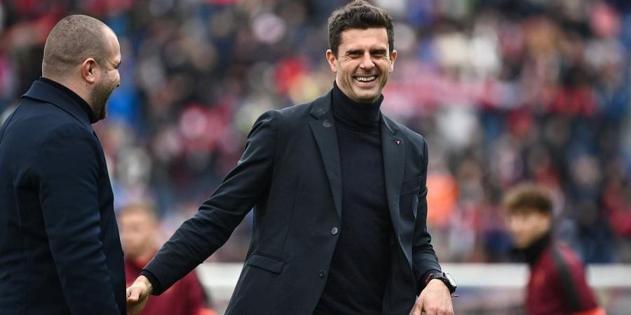 Thiago Motta 'emerges as potential Erik ten Hag replacement at Man United' after his brilliant work with Bologna... but Reds would face stiff competition from European giant
