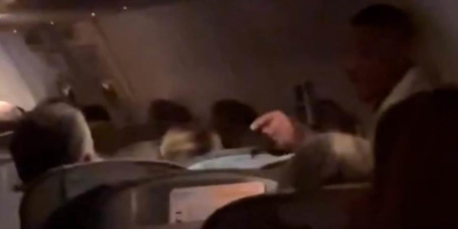 Passengers' screaming argument forces UK flight to Turkey to divert to Serbia: Footage 'shows unruly holidaymaker dragged off plane by police'