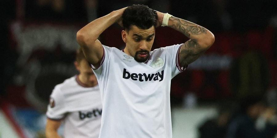 Where was Lucas Paqueta? West Ham fans fume as suspended star is nowhere to be seen as they crash out of the Europa League... but loan player made the 160 mile round-trip from Southampton