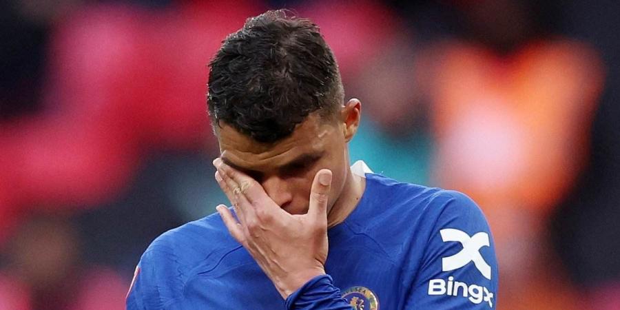 Thiago Silva's wife all but confirms the defender will leave Chelsea this summer after labelling FA Cup semi-final defeat by Man City his 'last dance'... with veteran in tears
