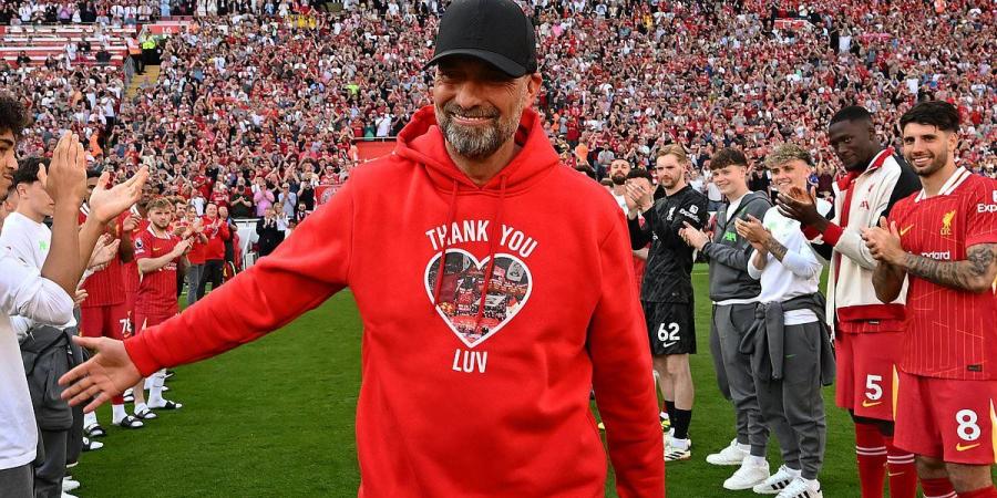 Forgotten Liverpool player spotted during Jurgen Klopp's farewell speech as he joins guard of honour at Anfield despite struggling for minutes