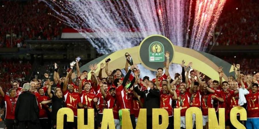 شاهد احتفال لاعبي الأهلي ببطولة دوري أبطال أفريقيا "فيديو"