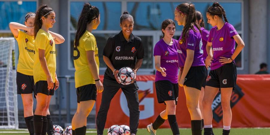 England legend Rachel Yankey on cutting off her hair to play football with the boys as Gatorade's 'Confidence Coaches' aim to smash barriers and stop girls leaving the sport