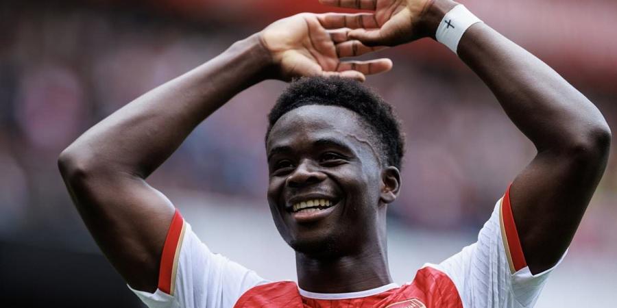 Man City mock Arsenal over now-deleted social media post - which incorrectly hailed Bukayo Saka as the ONLY player to hold a special record - with champions pointing out Erling Haaland has also achieved the feat