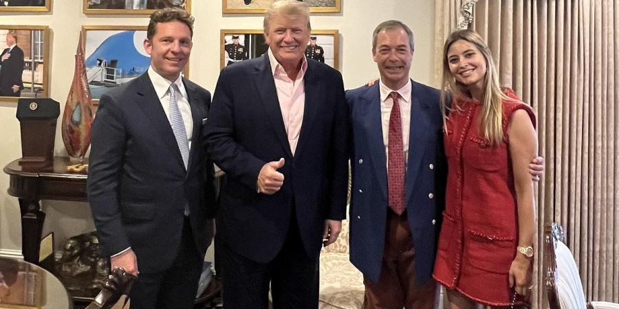Nigel Farage and Holly Valance to attend fundraiser for Donald Trump in London as battle for US presidency targets Britain's elite