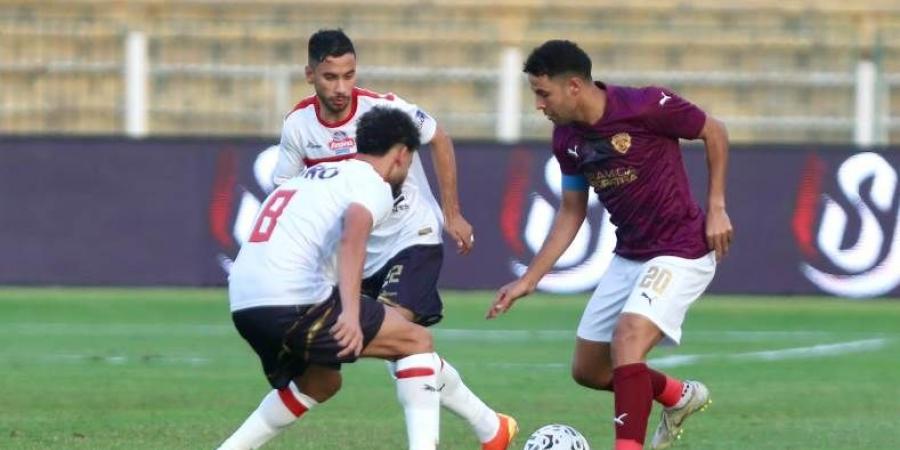 سيراميكا كليوباترا يتقدم على الزمالك بهدف في الشوط الأول