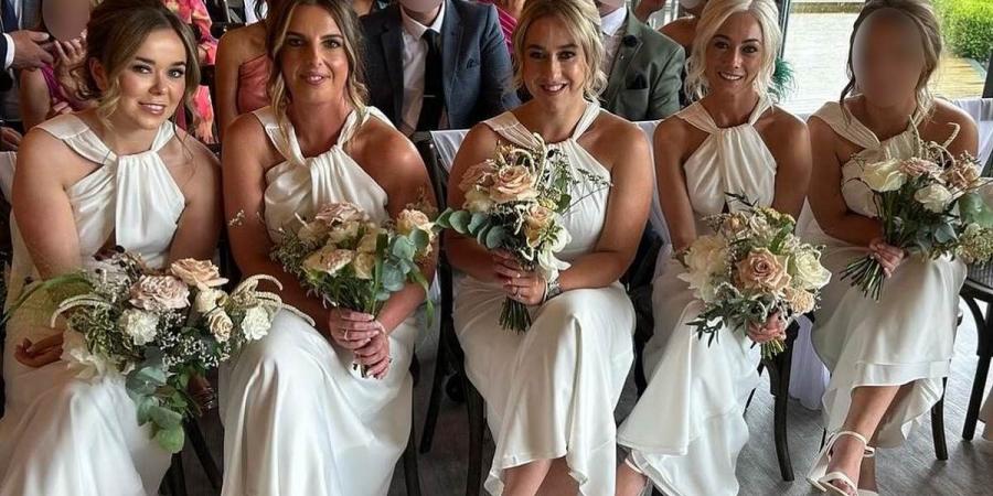 I asked all of my bridesmaids to wear wedding dresses on my big day because I wanted them to feel 'special'