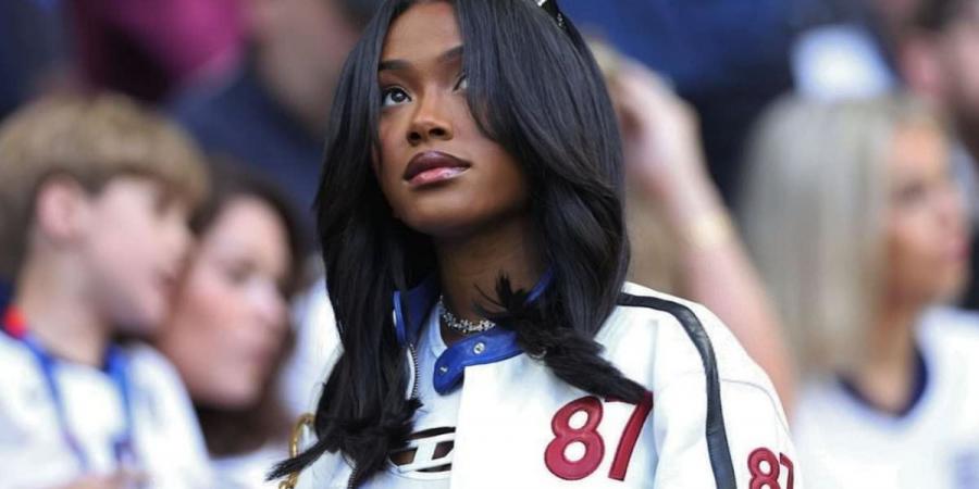 Bukayo Saka's girlfriend Tolami Benson is dubbed 'WAG of the season' thanks to her glamorous looks watching the Three Lions - as fans declare she's the team's 'best player' and 'the most exciting part of the game'