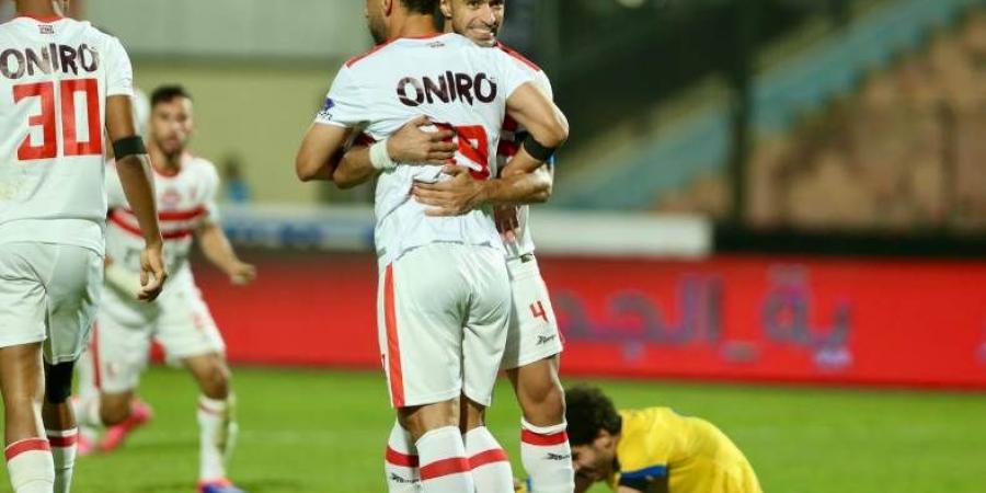 عبد الله السعيد رجل مباراة الزمالك والإسماعيلي في دوري نايل