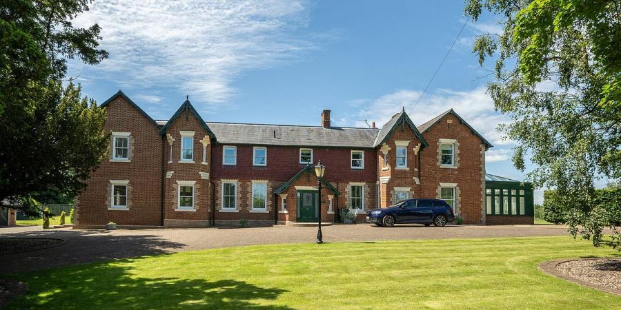 Mighty House! Kevin Keegan's sprawling country pad owned by the football legend when he was Newcastle manager goes on the market for £2.25million