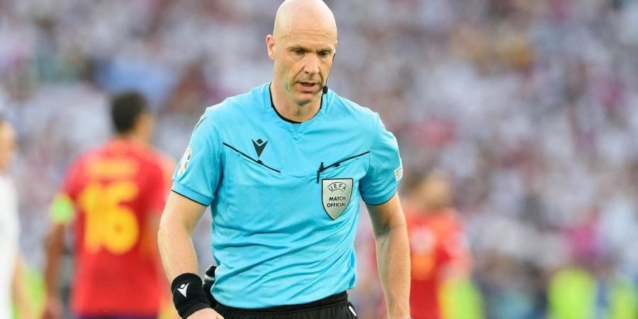 Premier League ref Anthony Taylor returns to England from the Euros - after thousands of fans signed a petition demanding a replay of Germany vs Spain - as he looks set to be overlooked for the final