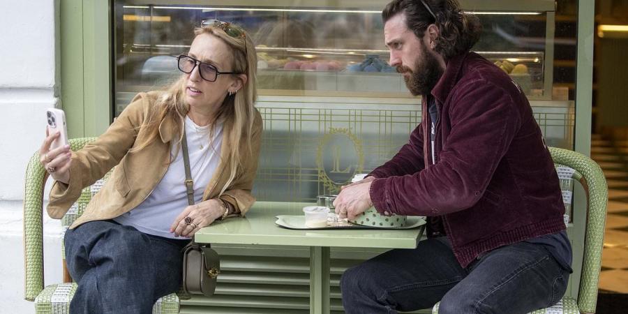 Bond favourite Aaron Taylor-Johnson, 33, enjoys coffee date with stunning wife Sam, 57, in London