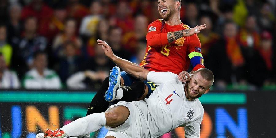 England fans hail Eric Dier's crunching tackle on Sergio Ramos the last time the Three Lions met Spain ahead of the Euro 2024 final... with the former Real Madrid defender's reaction revealed