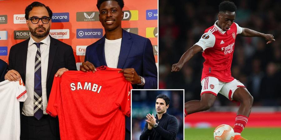 Arsenal midfielder departs on season-long loan deal to Sevilla… with the out-of-favour star hoping to stay with the Spanish side for 'a long time' as he bids for a permanent move